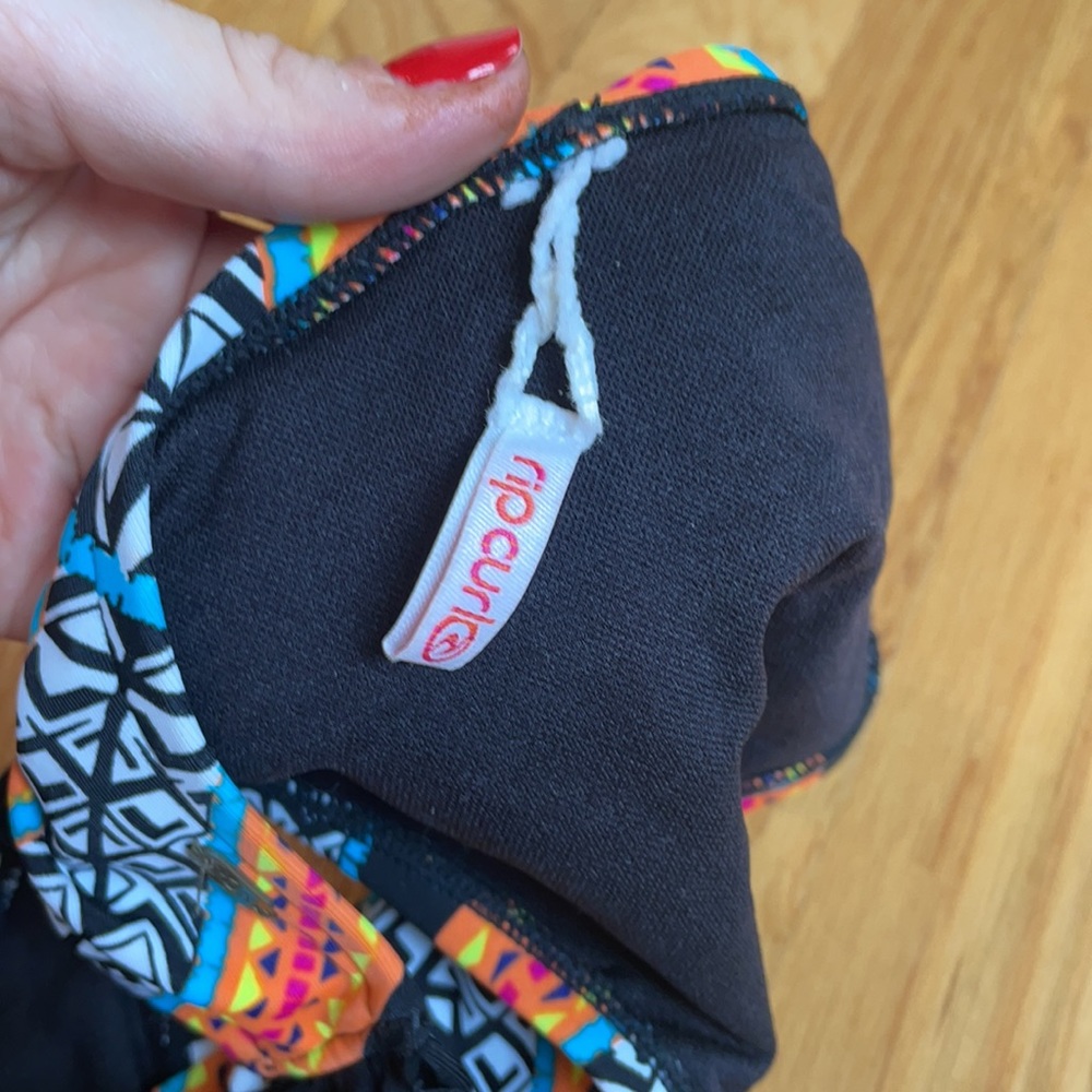 Nwot Rip Curl Multi-Color Rouged Bikini Bottom - image 5